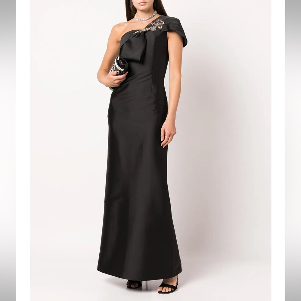 NWT Sachin & Babi black Ines gown - Picture 1 of 9